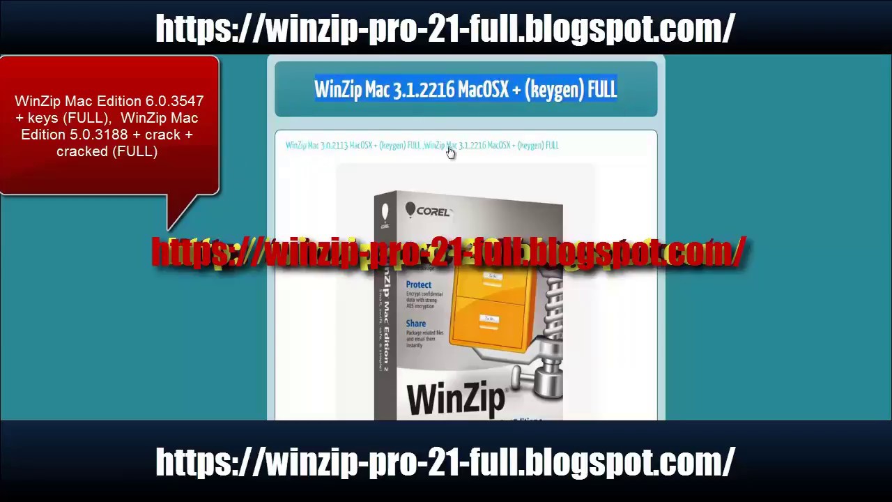 WinZip para Mac Descargar gratis clave